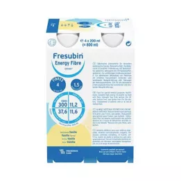 FRESUBIN ENERGY Pluoštas DRINK Vanilinis gėrimo butelis 6X4X200 ml