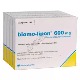 BIOMO-liponas 600 mg ampulės, 20 vnt