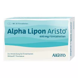 ALPHA LIPON Aristo 600 mg plėvele dengtos tabletės, 30 vnt