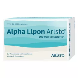 ALPHA LIPON Aristo 600 mg plėvele dengtos tabletės, 60 vnt