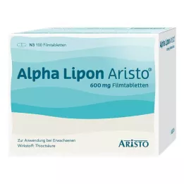 ALPHA LIPON Aristo 600 mg plėvele dengtos tabletės, 100 vnt