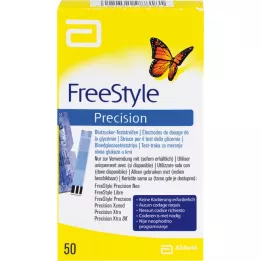FREESTYLE Tikslios gliukozės kiekio kraujyje tyrimo juostelės be kodavimo, 50 vnt