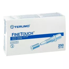 TERUMO FineTouch vienkartiniai lancetai, 250 vnt