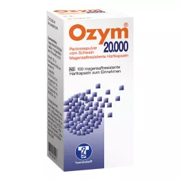 OZYM 20 000 skrandyje neirių kietų kapsulių, 100 vnt