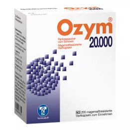OZYM 20 000 skrandyje neirių kietų kapsulių, 200 vnt