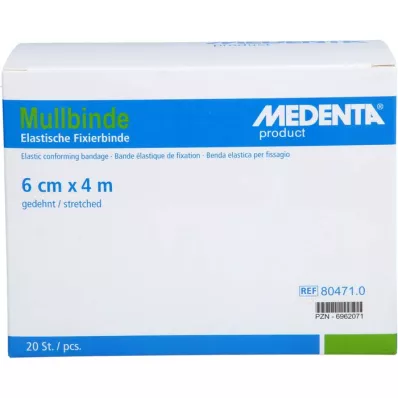 MULLBINDEN tamprus 6 cmx4 m, 20 vnt