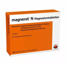 MAGNEROT N Magnio tabletės, 100 vnt