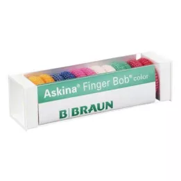 ASKINA Finger Bob spalvotas, 6 vnt