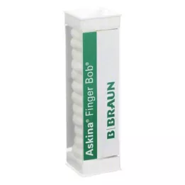 ASKINA Finger Bob baltas, 6 vnt