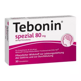 TEBONIN specialios 80 mg plėvele dengtos tabletės, 30 vnt