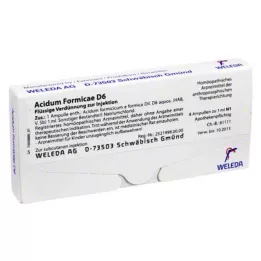 ACIDUM FORMICAE D 6 ampulės, 8 vnt