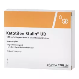 KETOTIFEN Stulln UD Vienos dozės akių lašai, 10X0,4 ml