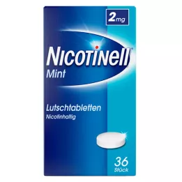 NICOTINELL Pastilės 2 mg Mėtų, 36 vnt
