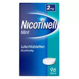 NICOTINELL Pastilės 2 mg Mėtų, 96 vnt