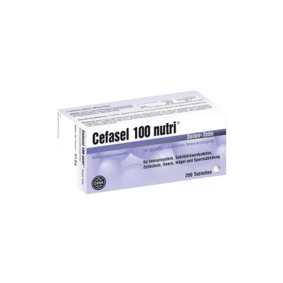 CEFASEL 100 nutri Selenium-Tabs, 200 vnt CEFASEL 100 nutri Selenium-Tabs, 200 vnt
