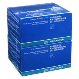 Izotoninis inhaliacinis druskos tirpalas, 40X5 ml