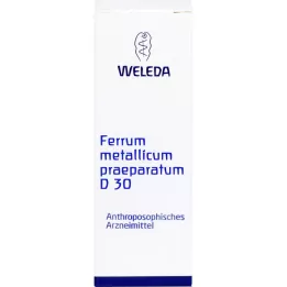 FERRUM METALLICUM PRAEPARATUM D 30 Trituracija, 20 g