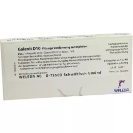 GALENIT D 10 ampulių, 8 vnt