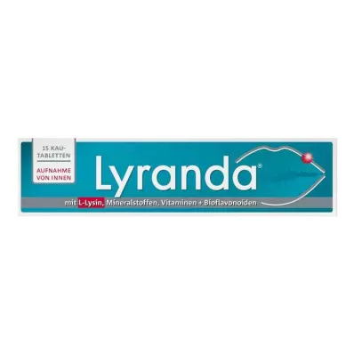 LYRANDA Kramtomosios tabletės, 15 vnt LYRANDA Kramtomosios tabletės, 15 vnt