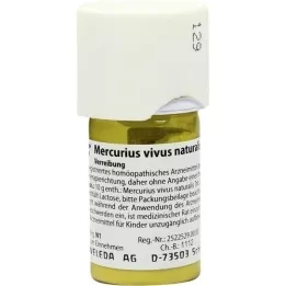 MERCURIUS VIVUS NATURALIS D 12 Trituracija, 20 g