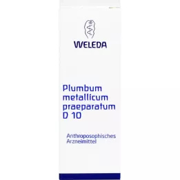 PLUMBUM METALLICUM prap. D 10 trynimo, 20 g