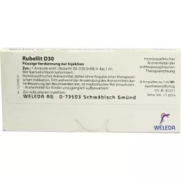 RUBELLIT D 30 ampulės, 8 vnt