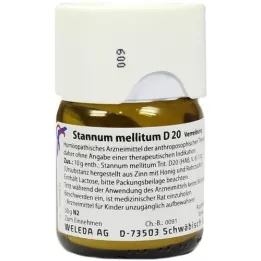 STANNUM MELLITUM D 20 Trituracija, 50 g