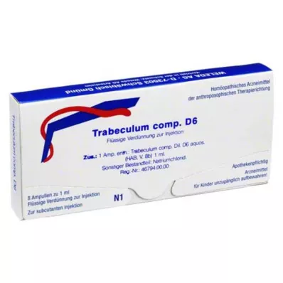 TRABECULUM komp.D 6 ampulės, 8 vnt