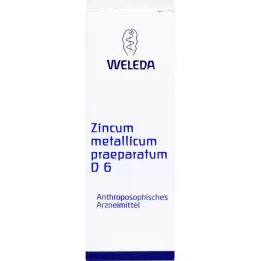 ZINCUM METALLICUM PRAEPARATUM D 6 Trituracija, 20 g