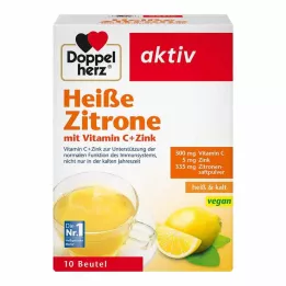 DOPPELHERZ karštos citrinos vitamino C+cinko granulės, 10 vnt