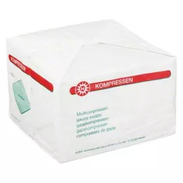 MULLKOMPRESSEN 20x20 cm nesterilus 8 sluoksnių, 100 vnt