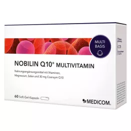 NOBILIN Multivitaminų kapsulės Q10, 60 vnt