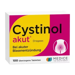 CYSTINOL ūminės dražė, 100 vnt