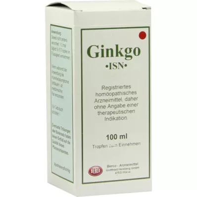 GINKGO ISN Lašai, 100 ml