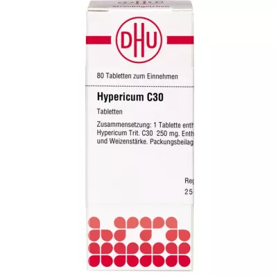 HYPERICUM C 30 tabletės, 80 vnt HYPERICUM C 30 tabletės, 80 vnt