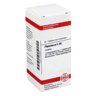 PHYTOLACCA C 30 tabletės, 80 vnt
