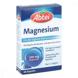 Abbey magnio kapsulės (40 vnt.)