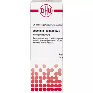 ARSENUM JODATUM D 30 Skiedimas, 20 ml