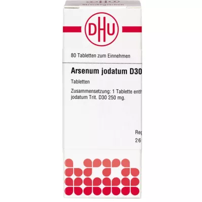 ARSENUM JODATUM D 30 tablečių, 80 vnt ARSENUM JODATUM D 30 tablečių, 80 vnt