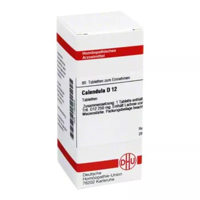 CALENDULA D 12 tablečių, 80 vnt CALENDULA D 12 tablečių, 80 vnt