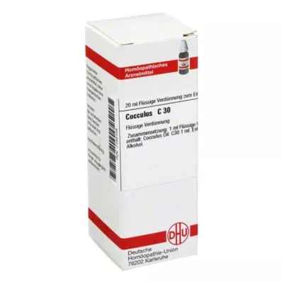 COCCULUS C 30 praskiedimas, 20 ml COCCULUS C 30 praskiedimas, 20 ml