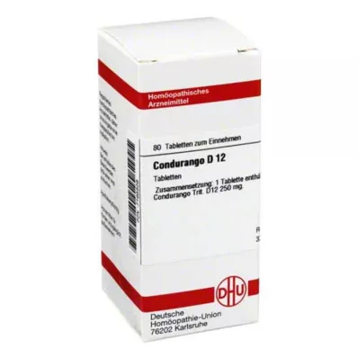 CONDURANGO D 12 tablečių, 80 vnt CONDURANGO D 12 tablečių, 80 vnt