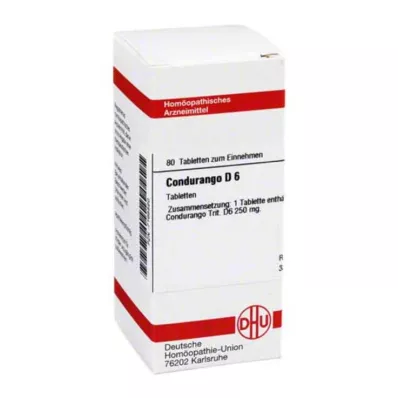 CONDURANGO D 6 tabletės, 80 vnt CONDURANGO D 6 tabletės, 80 vnt
