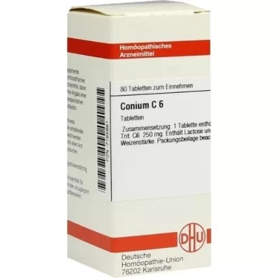 CONIUM C 6 tabletės, 80 vnt