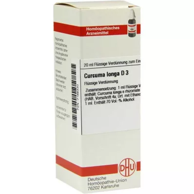 CURCUMA LONGA D 3 praskiedimas, 20 ml CURCUMA LONGA D 3 praskiedimas, 20 ml