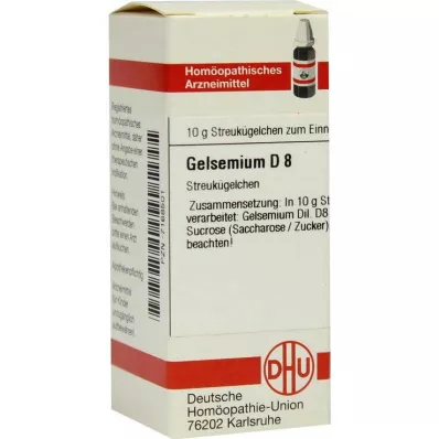 GELSEMIUM D 8 rutuliukai, 10 g GELSEMIUM D 8 rutuliukai, 10 g