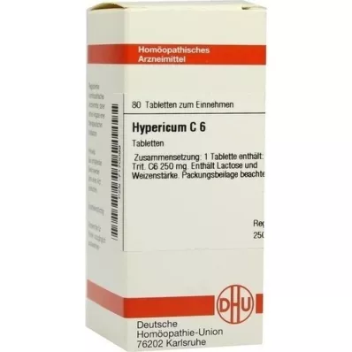 HYPERICUM C 6 tabletės, 80 vnt HYPERICUM C 6 tabletės, 80 vnt
