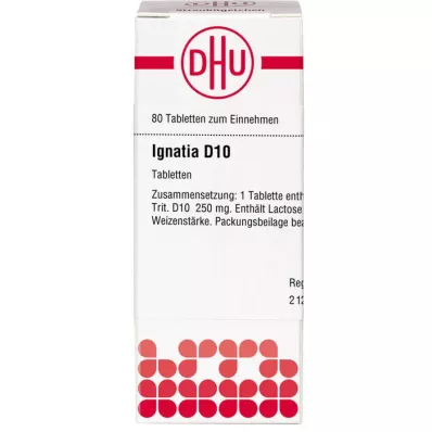 IGNATIA D 10 tablečių, 80 vnt