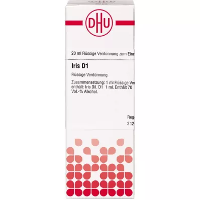 IRIS D 1 skiedimas, 20 ml