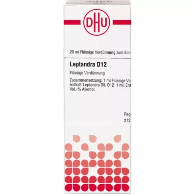 LEPTANDRA D 12 Skiedimas, 20 ml LEPTANDRA D 12 Skiedimas, 20 ml